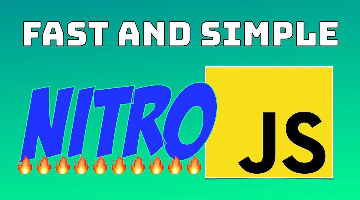 Fast and Simple Web Apps with Nitro